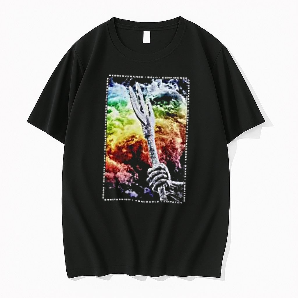 Original Trident Of Pride Acceptance Compassion Perseverance Bold Confidence Tshirts
