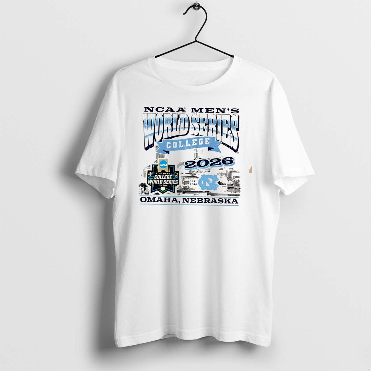 Original Unc Baseball 2026 College World Series Omaha Skyline Tee Tshirts Jpg