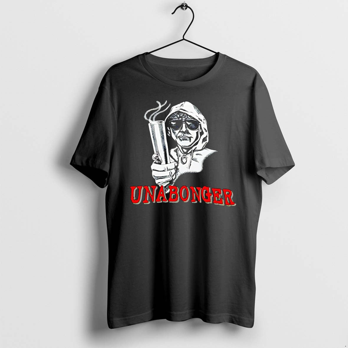 Original Unabonger Man Holding Smoking Pipe Black Tshirts Jpg