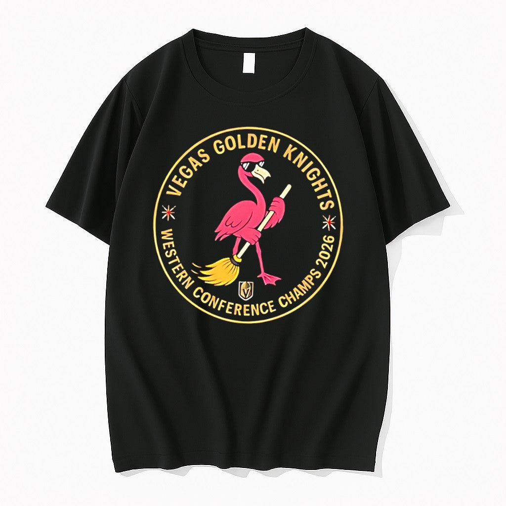 Original Vegas Golden Knights Western Conference Final Flamingo Tee Tshirts Jpg