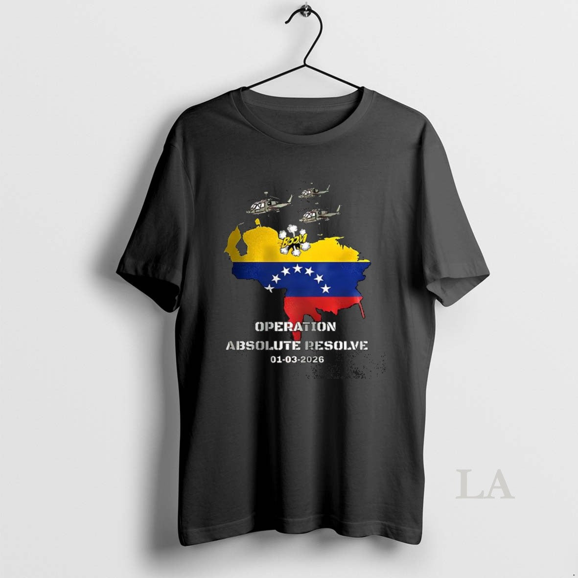Original Venezuela 2026 Operation Absolute Resolve Map T-Shirts, Hoodie, Sweatshirt | CoreVibeTees.com