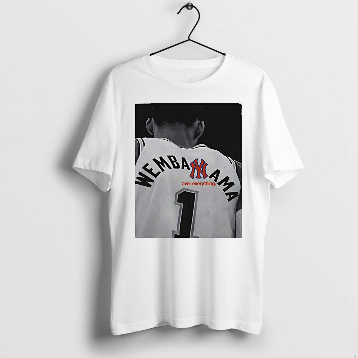 Original Victor Wembanyama 1 San Antonio Spurs Basketball Player Wemba Ny Logo Over Everything Tshirts