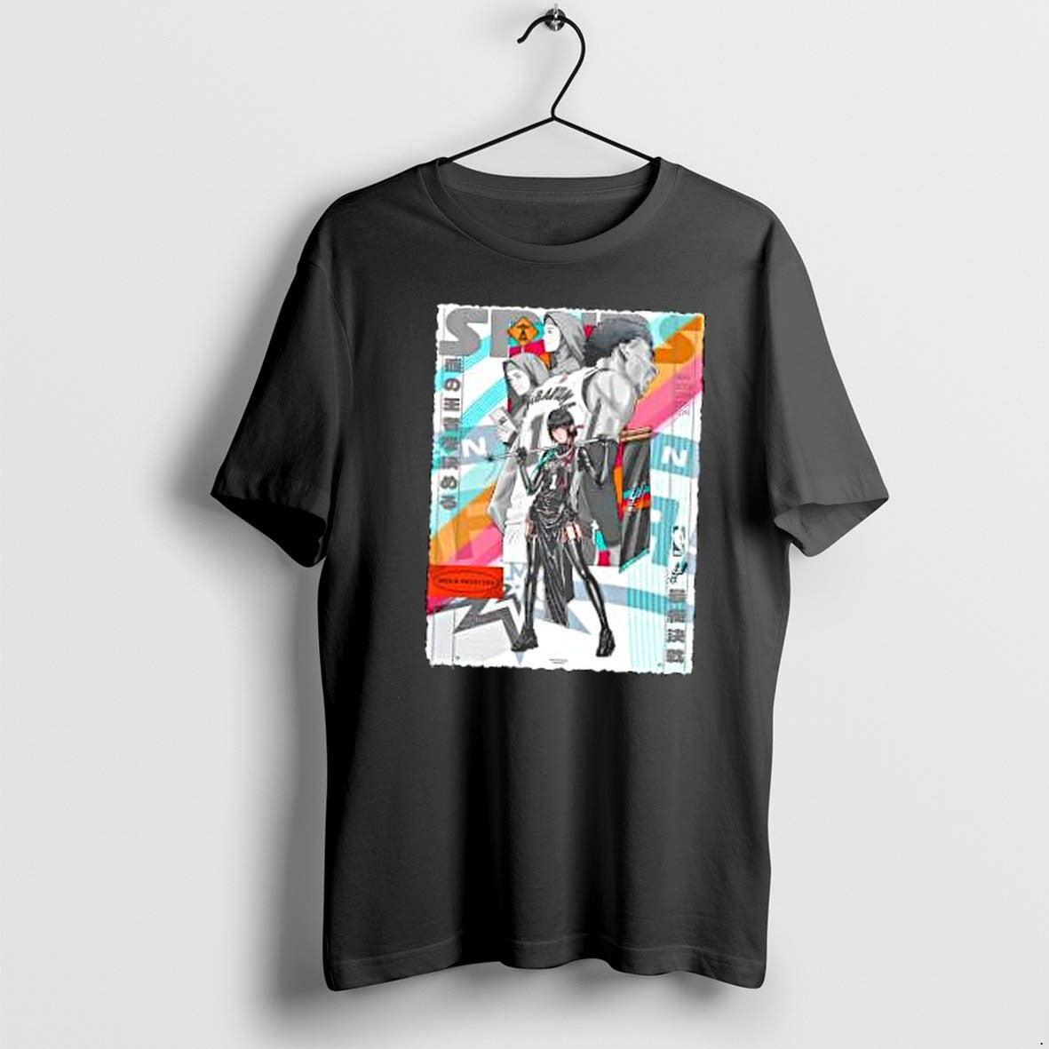 Original Victor Wembanyama San Antonio Spurs Nba Western Conference Finals Anime Tshirts