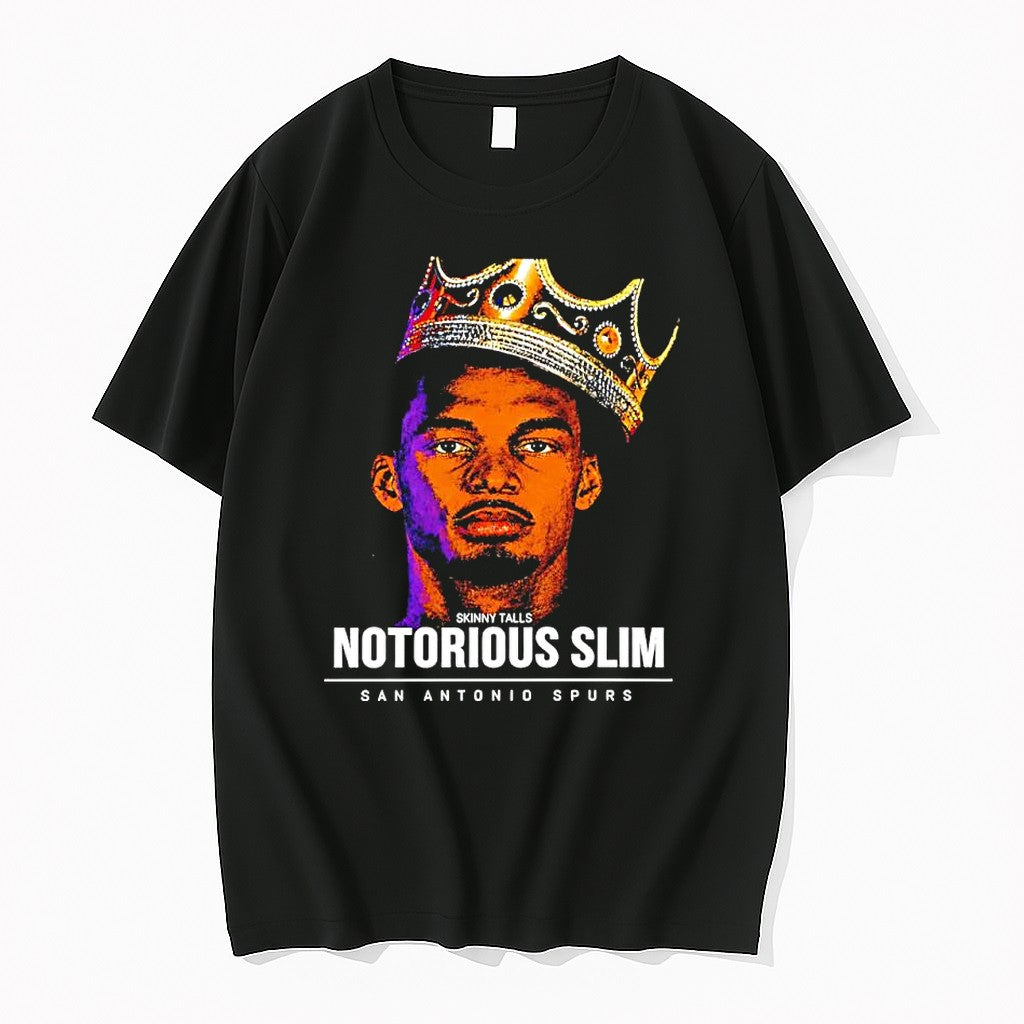 Original Victor Wembanyama San Antonio Spurs Notorious Slim Skinny Talls Nba Finals 2026 Tshirts