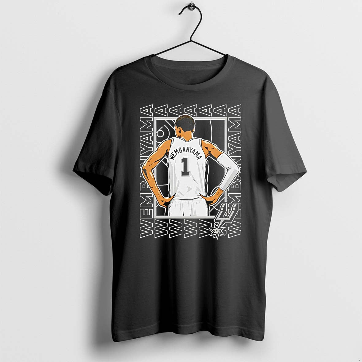 Original Victor Wembanyama San Antonio Spurs Wembanyama 1 Basketball Player Nba 2026 Tshirts