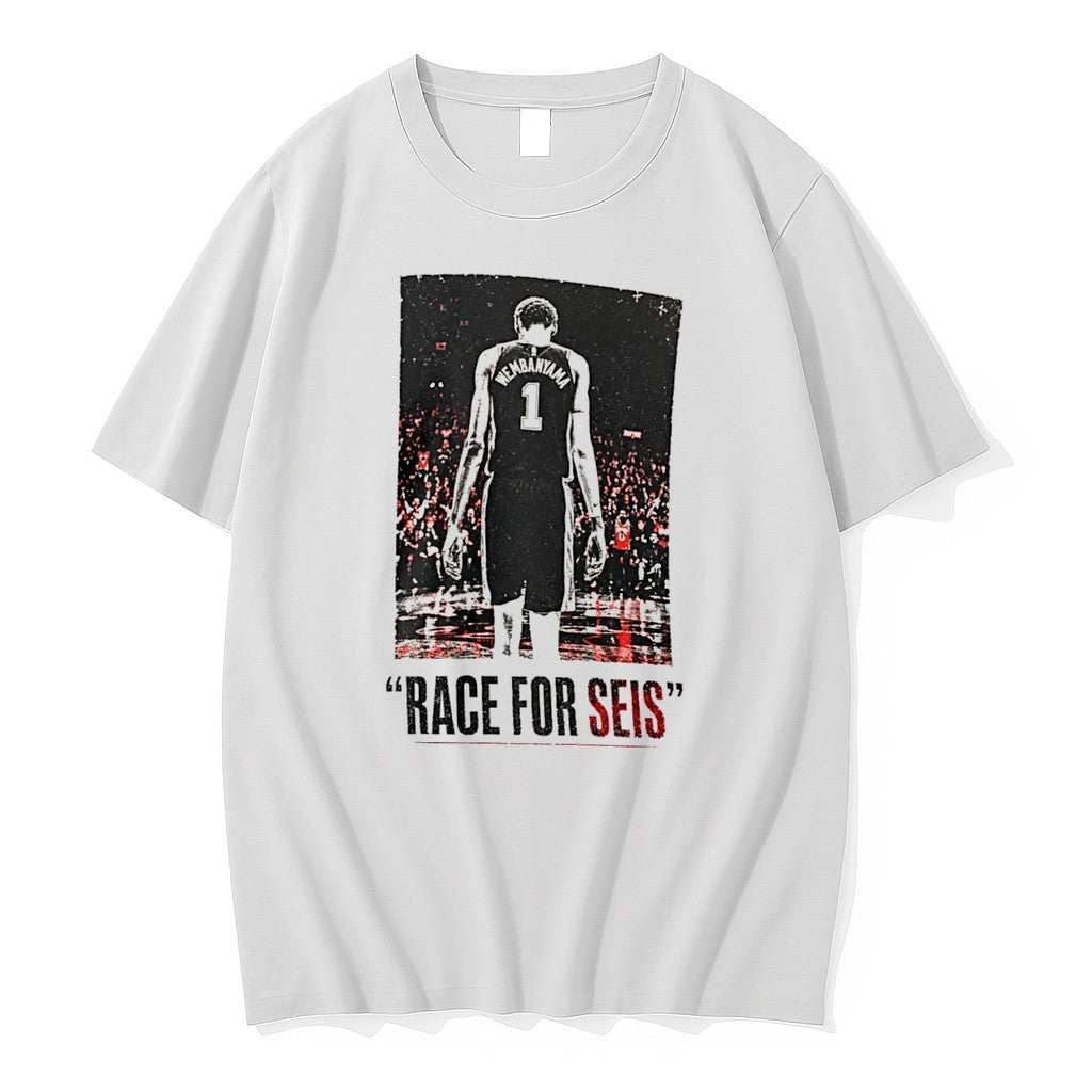 Original Victor Wembanyama San Antonio Spurs Race For Seis Tee Tshirts Jpg
