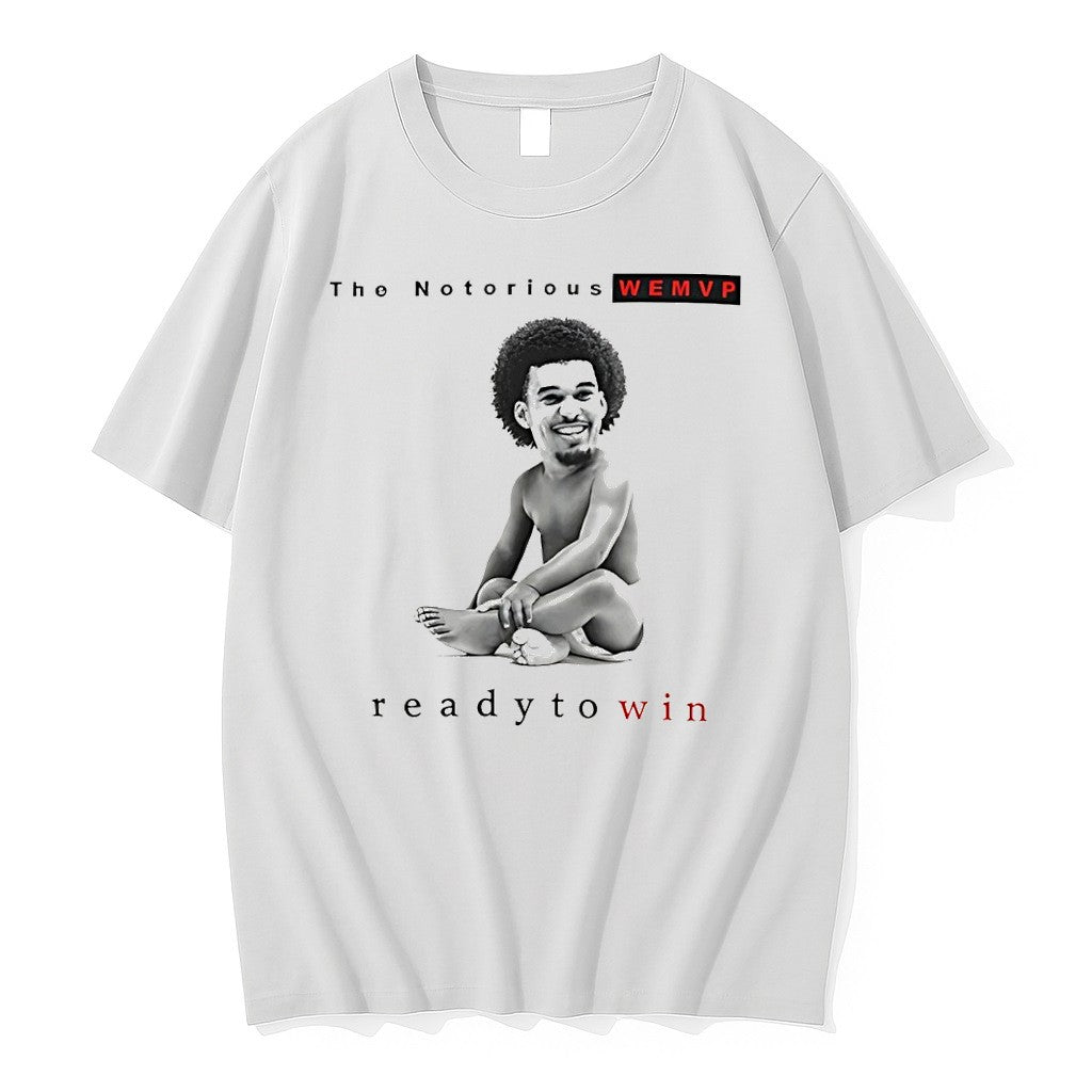 Original Victor Wembanyama Basketball Player The Notorious Wemvp Ready To Win Tshirts