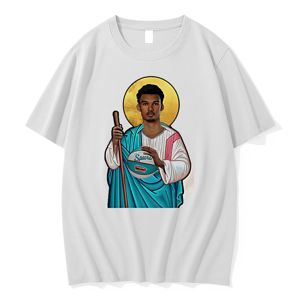 Original Victor Wembanyama X Saint San Antonio Spurs Basketball Nba 2026 Tshirts