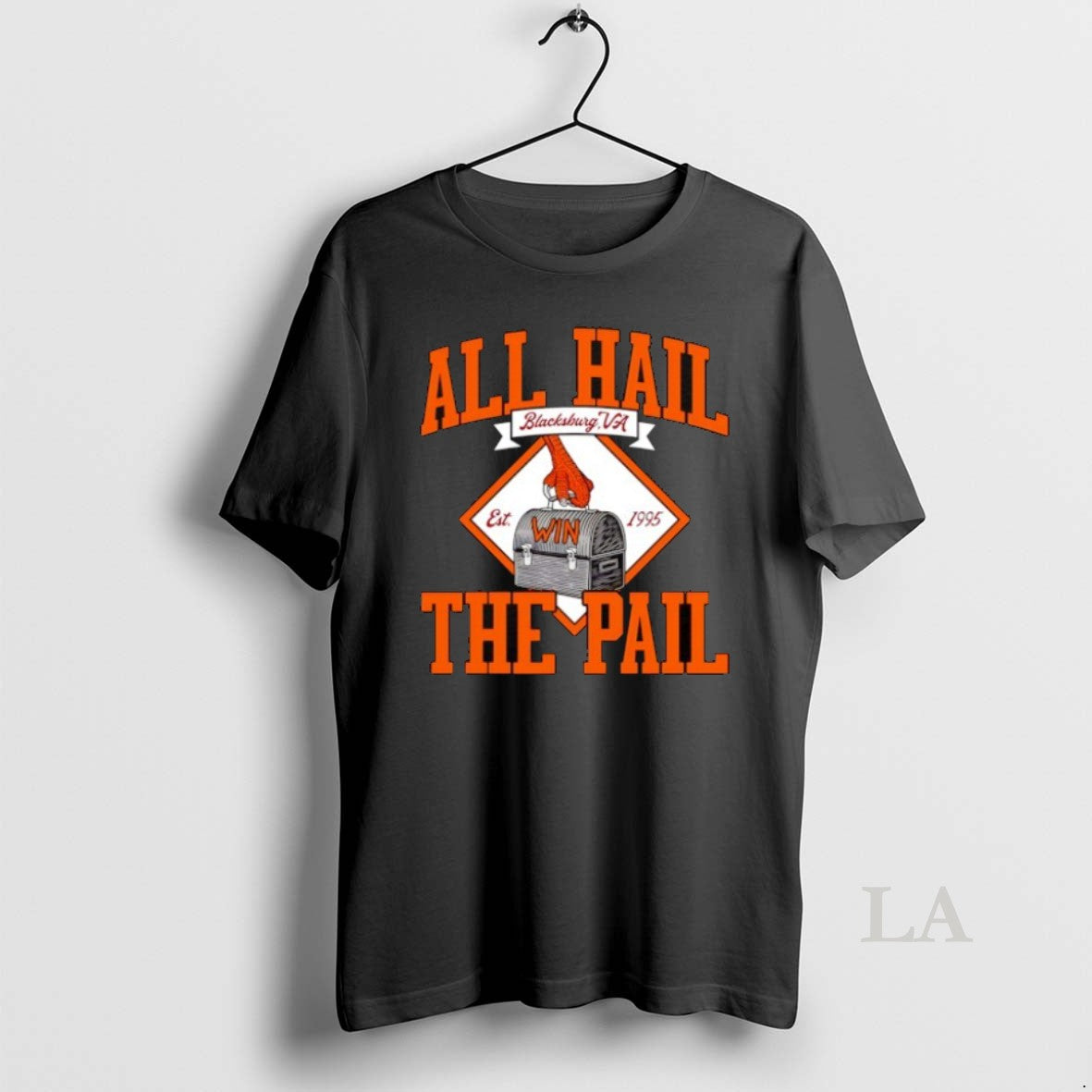 Original Virginia Tech Hokies All Hail The Pail Est 1995