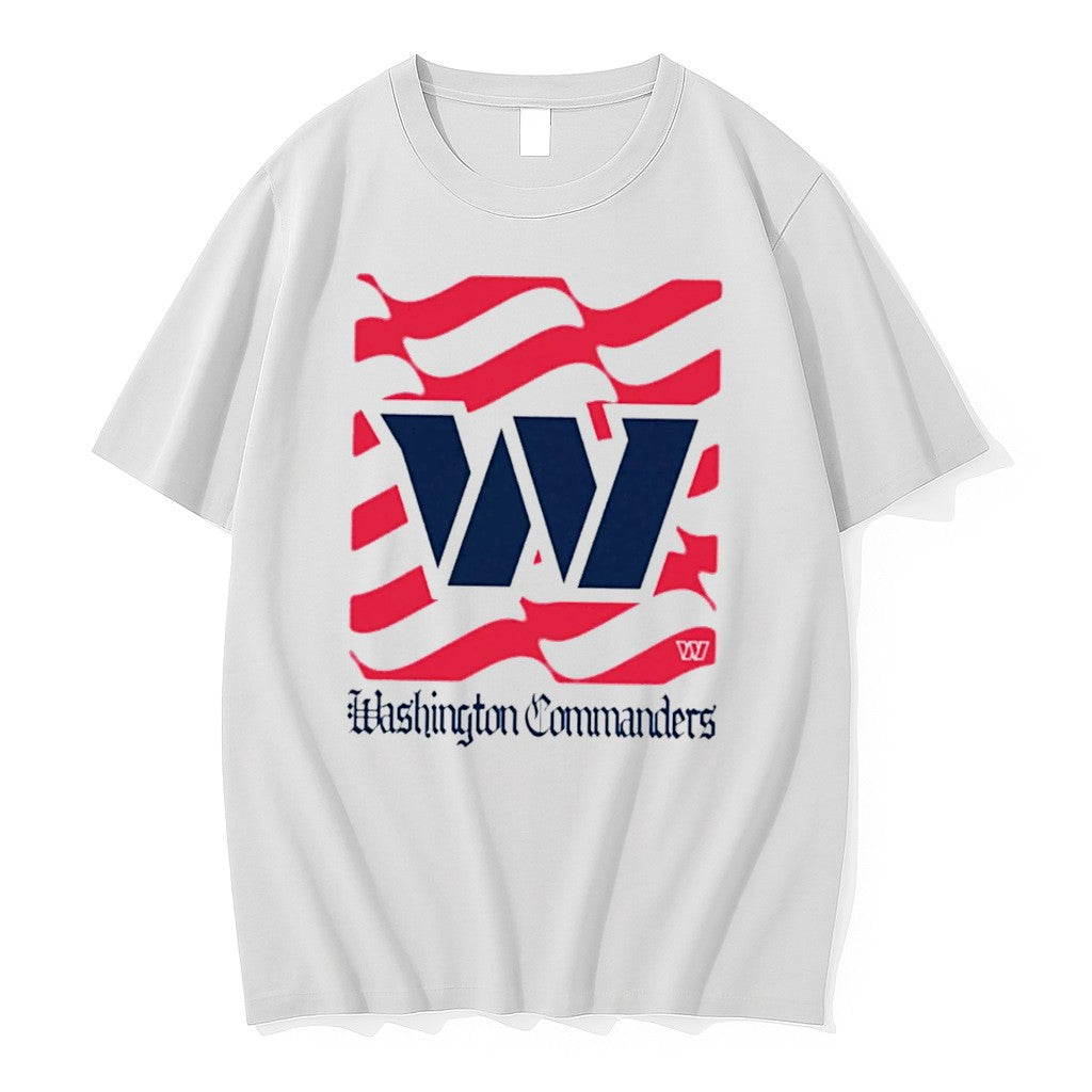 Original Washington Commanders American 250th Flag Heritage Wordmark Tee Tshirts