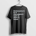 Original Wembanyama Fox Champagnie Castle Harper Vassell San Antonio Spurs Basketball Nba 2026 Tshirts