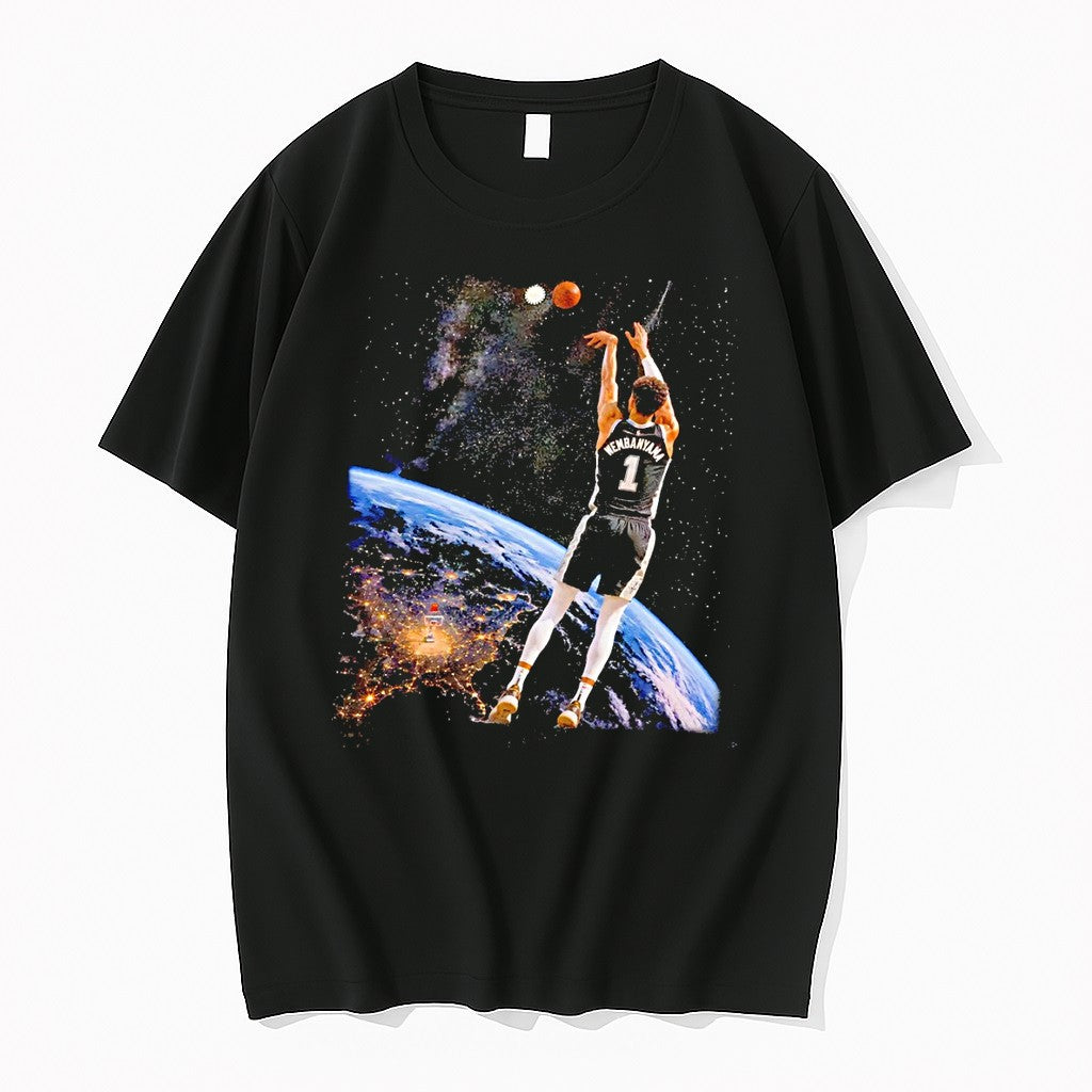 Original Wemby Alien Victor Wembanyama 3 Points San Antonio Spurs Basketball Game Day Tshirts