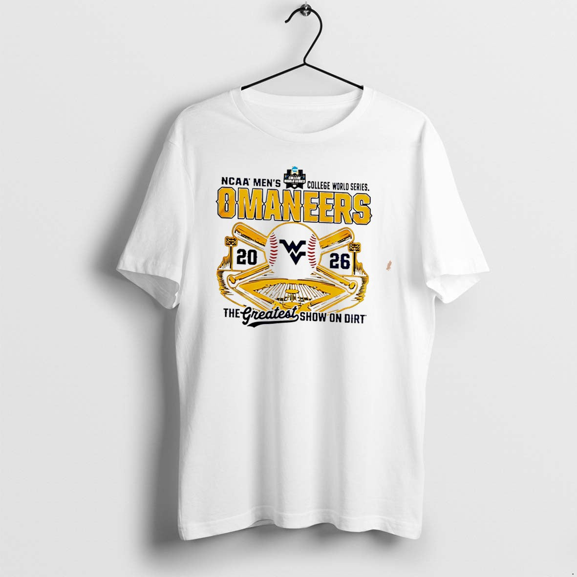 Original West Virginia Mountaineers Omaneers Baseball College World Series 2026 Tee Tshirts