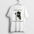 Original Woodland Guardian Born To Dilly Dally Forced To Fight Fascists White Tshirts