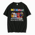 Original Woodson Cobb Sanders Howe Thomas Johnson Michigan Legends Standing Together Black Tshirts