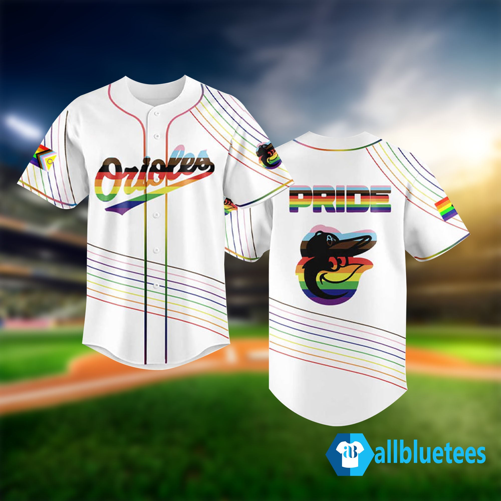 Orioles Pride Month 2025 Baseball Jersey