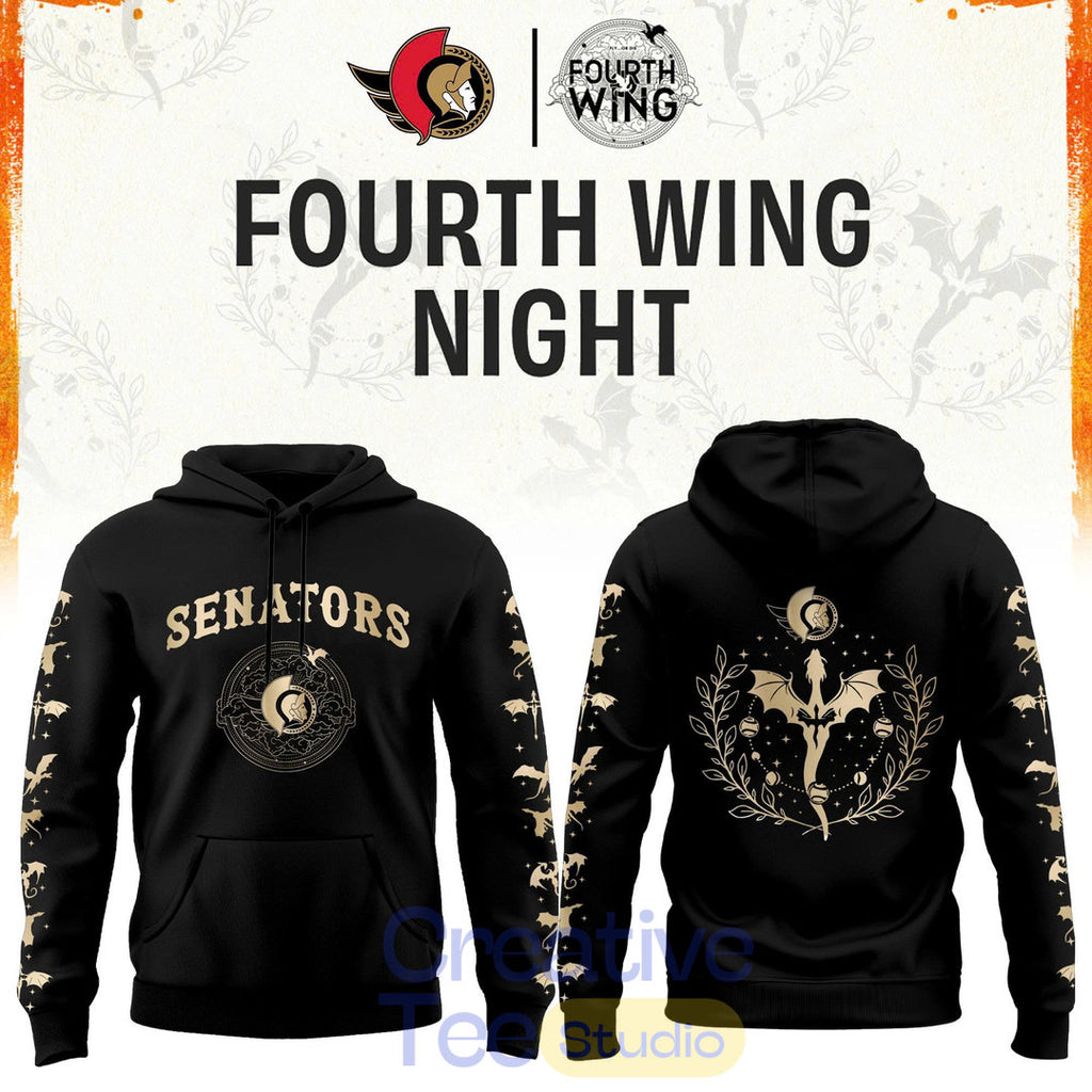 Ottawa Senators Fourth Wings Night Limited Edition Hoodie