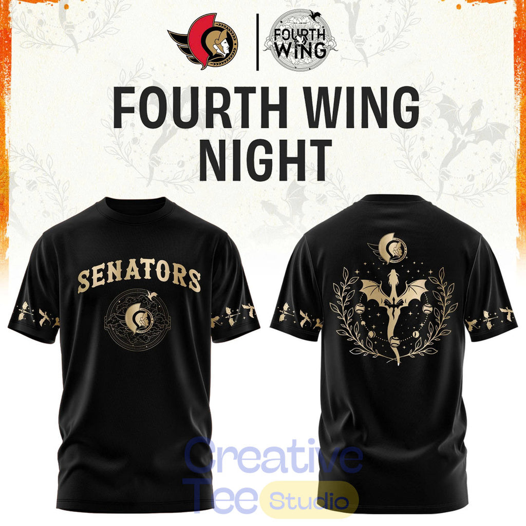 Ottawa Senators Fourth Wings Night Limited Edition Hoodie