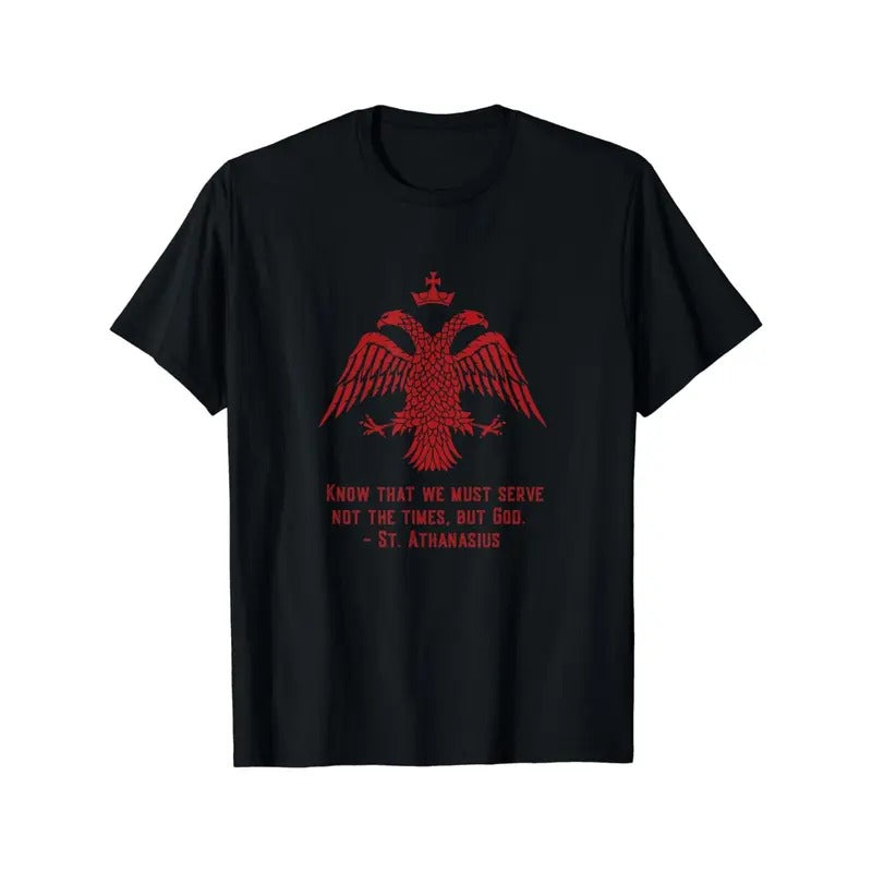 Outdoor men's clothing, Red Eagle Men's Summer T-shirt, everyday wear, high quality, round neck Made in USA