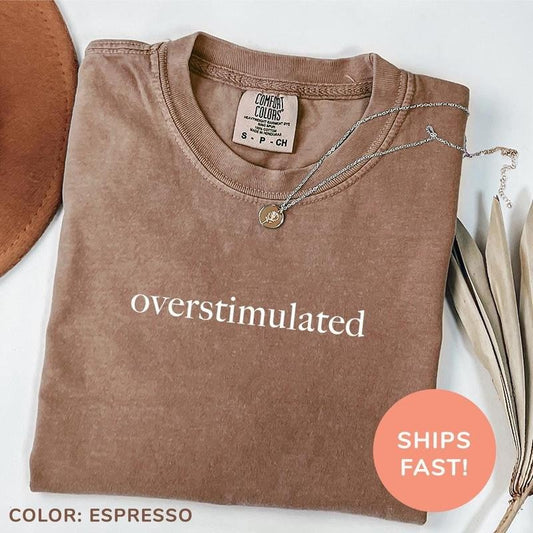 Overstimulated Shirt for Mom, Trendy Overstimulated Saying Tee, Cowboy Frog Shirt, Unhinged TShirt, Gen Z Shirt, Weird Stuff Funny TShirt