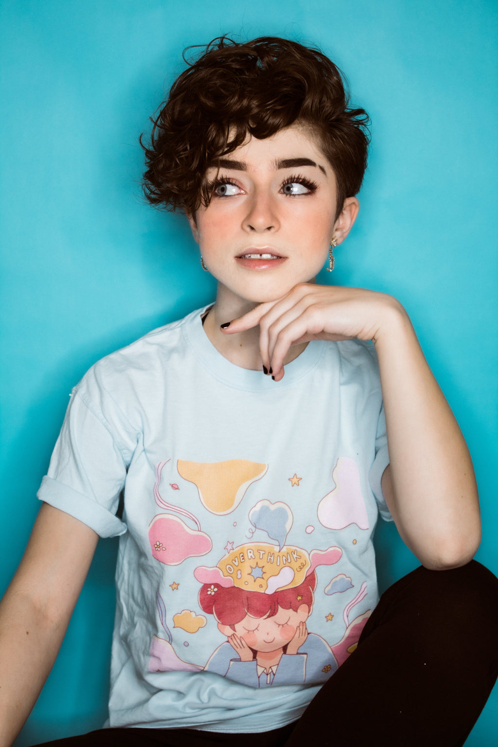 Addison Grace - Overthink T-Shirt Hoodie, Sweatshirt | CoreVibeTees.com (Image 2)
