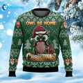 Owl Be Home For Christmas Ugly Sweater
