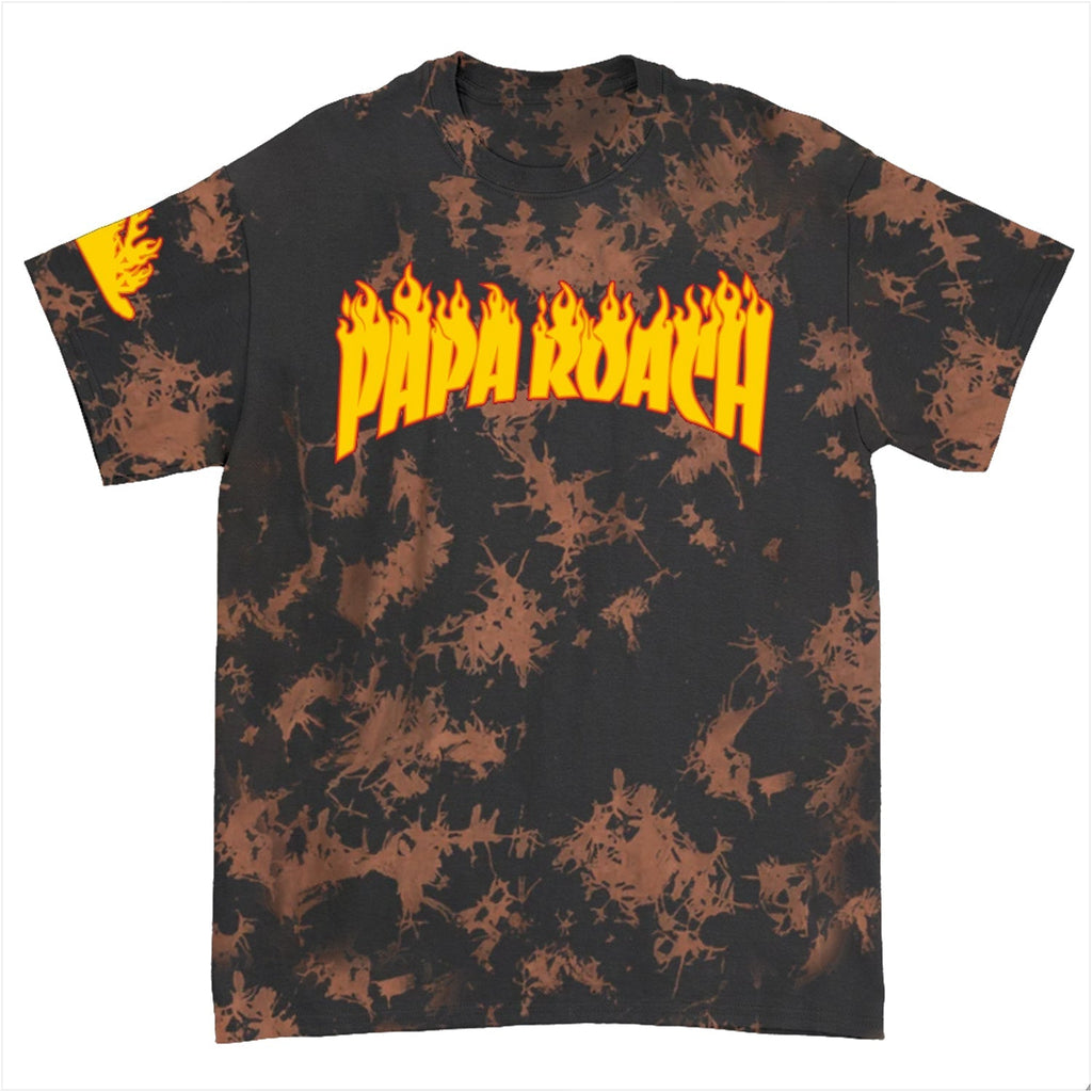 Firestarter Dye Tee (Black/Orange) Hoodie, Sweatshirt | CoreVibeTees.com (Image 1)