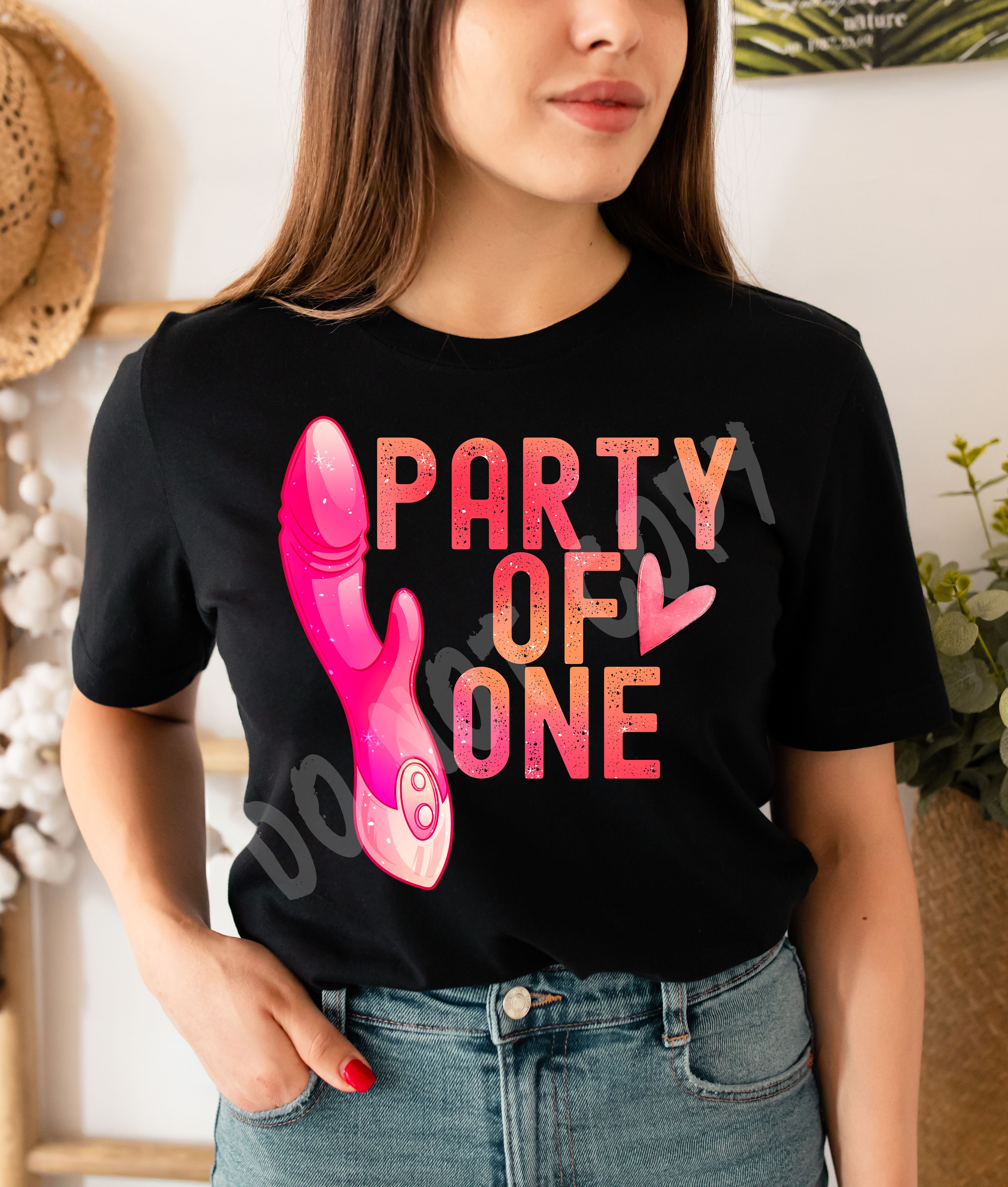 PARTY OF ONE TEE Hoodie, Sweatshirt | CoreVibeTees.com (Image 1)