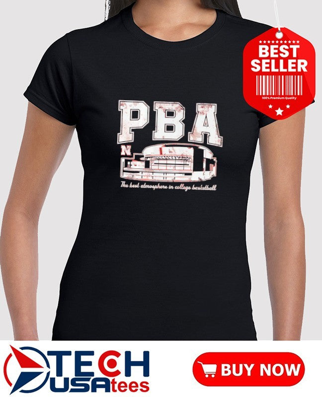 PBA Nebraska Cornhuskers the best atmosphere in college basketball shirt