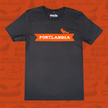 Portlandia Logo Black T-Shirt Hoodie, Sweatshirt | CoreVibeTees.com (Image 1)