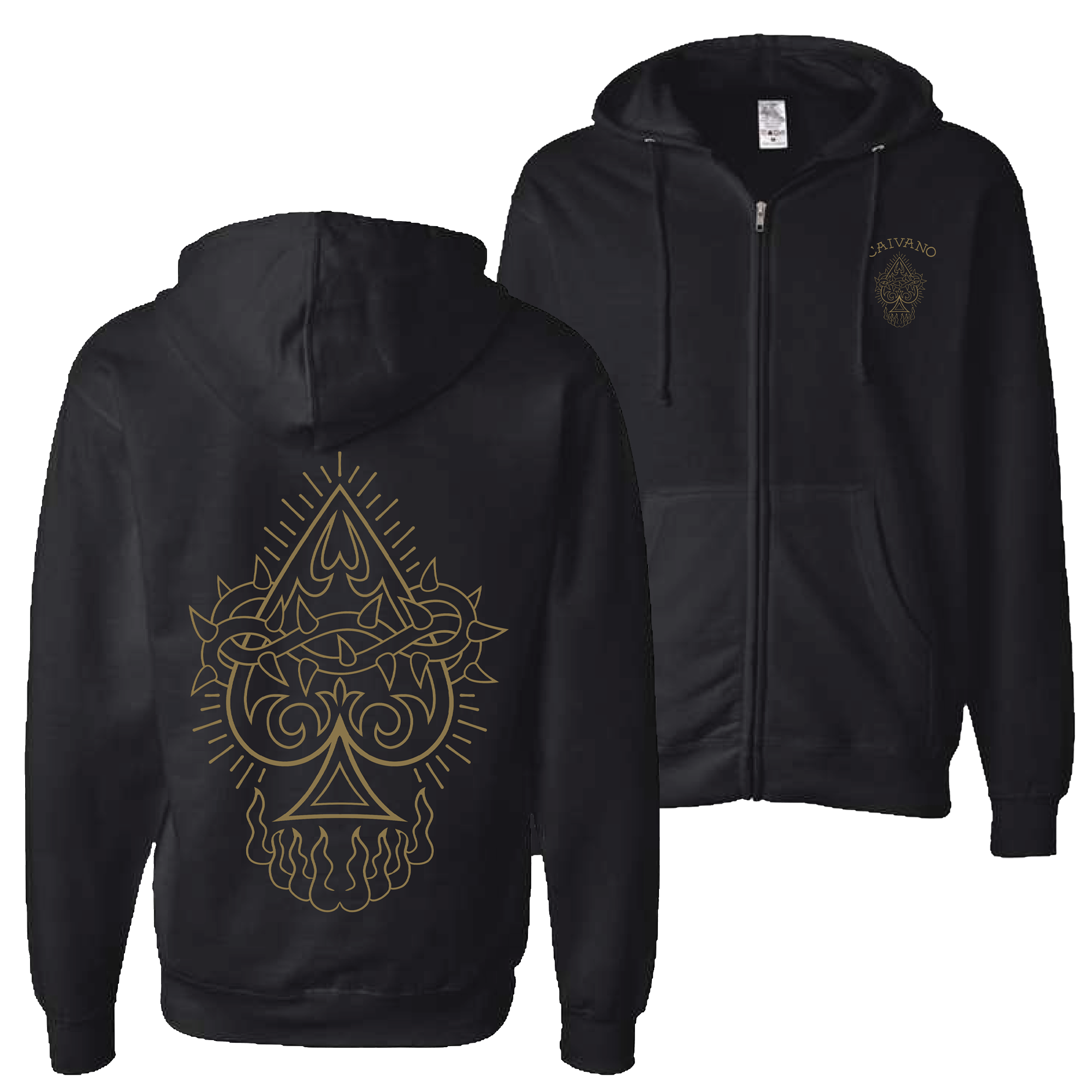 Phil Caivano - Logo Zip-Up Hoodie T-Shirts, Sweatshirt | CoreVibeTees.com (Image 1)