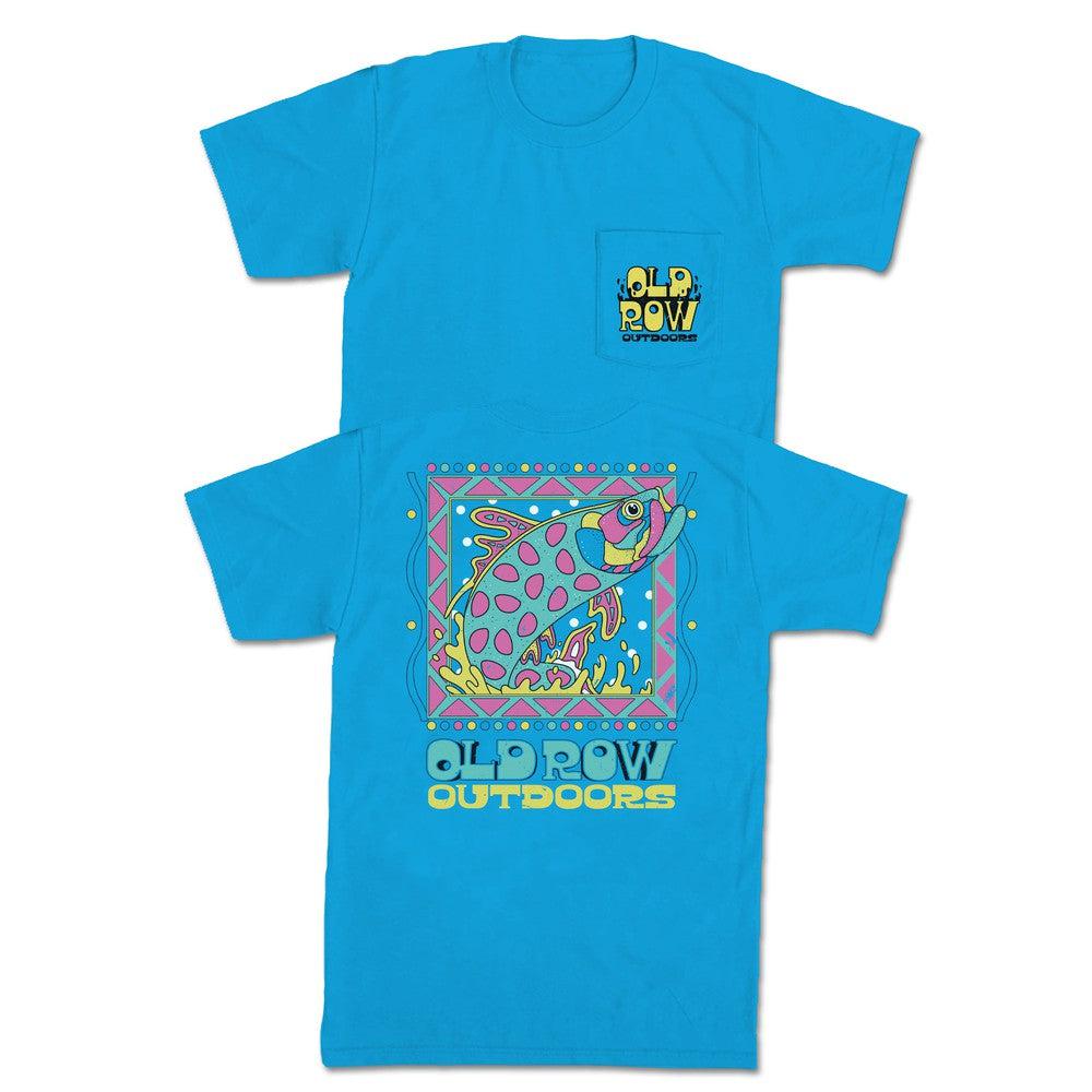 Old Row Outdoors 90s Fish Pocket Tee Hoodie, Sweatshirt | CoreVibeTees.com (Image 1)