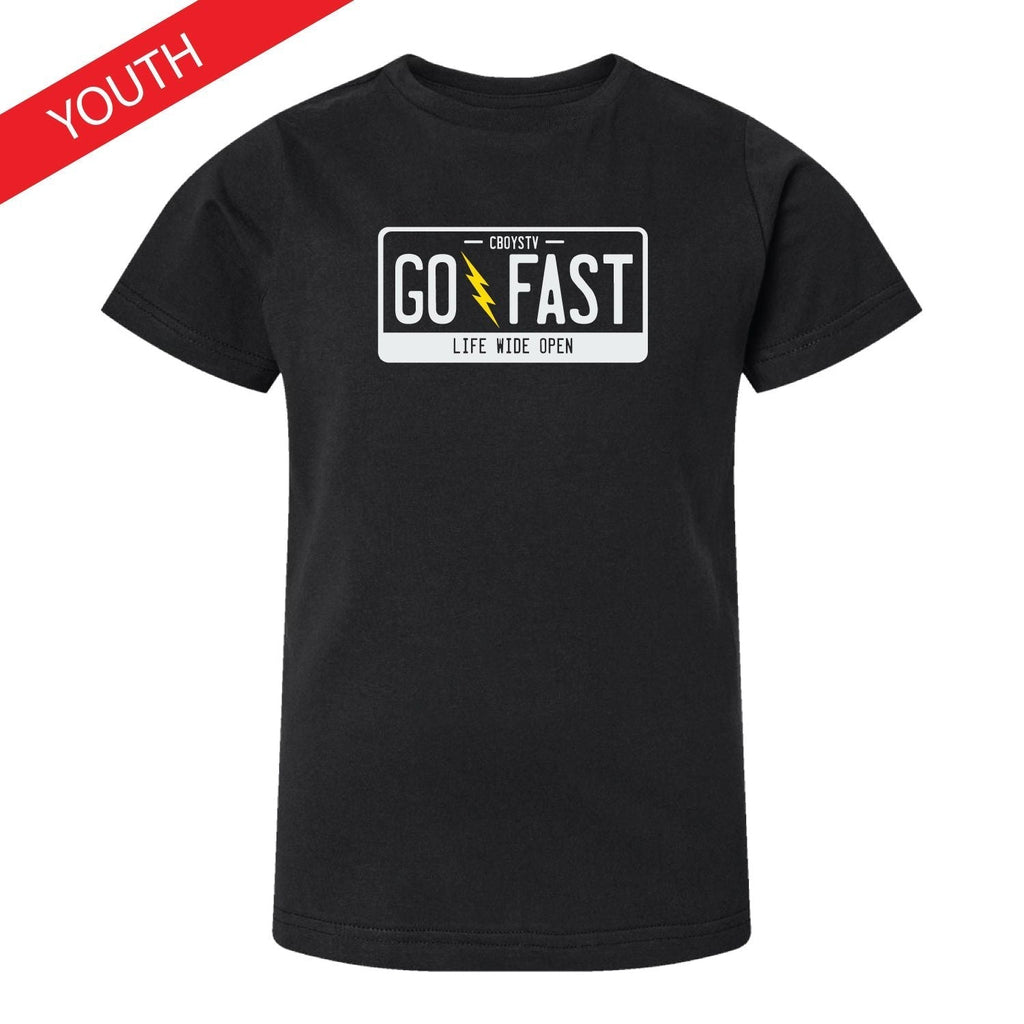 Youth Go Fast Tee Hoodie, Sweatshirt | CoreVibeTees.com (Image 1)
