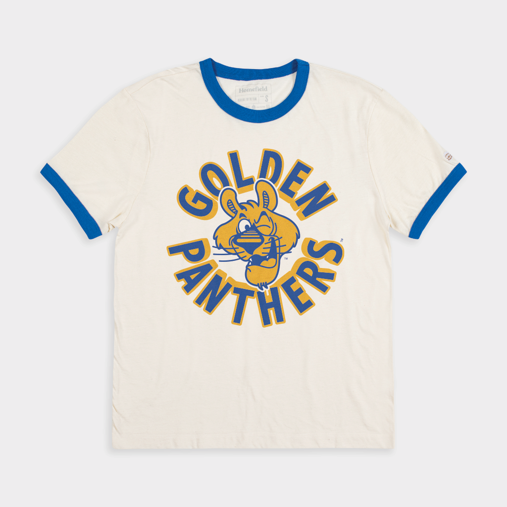 Pitt Vintage Golden Panthers Winking ROC Ringer Tee Style001 Hoodie, Sweatshirt | CoreVibeTees.com (Image 1)