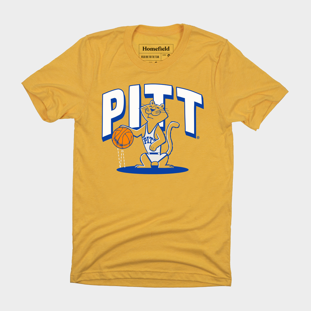 Vintage Pitt Panthers Basketball Tee Style001 Hoodie, Sweatshirt | CoreVibeTees.com (Image 1)