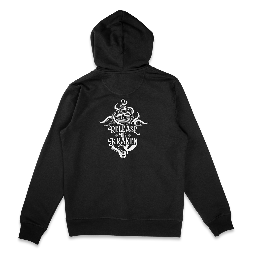 Damien - Release the Kraken Zip-Up Hoodie T-Shirts, Sweatshirt | CoreVibeTees.com (Image 3)