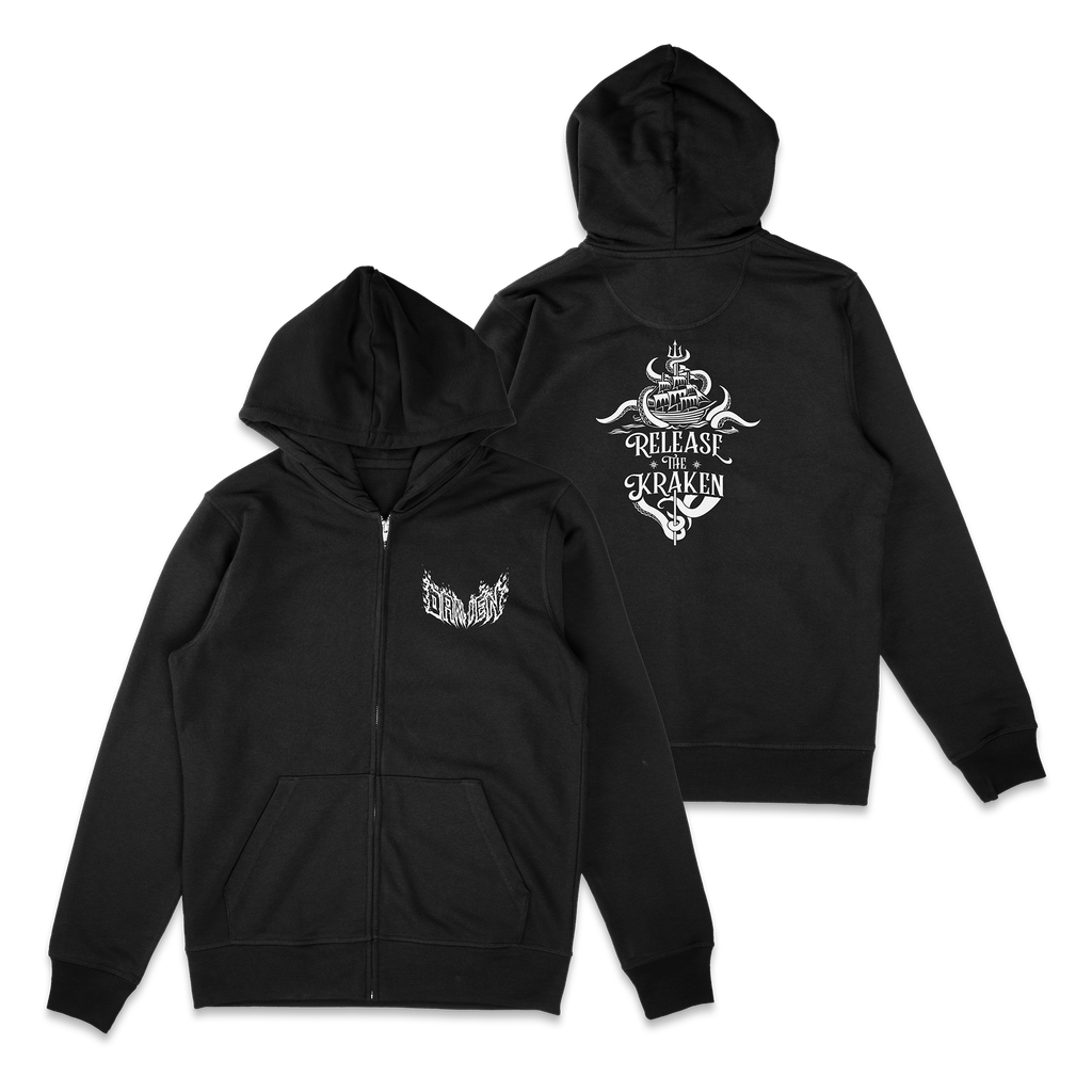 Damien - Release the Kraken Zip-Up Hoodie T-Shirts, Sweatshirt | CoreVibeTees.com (Image 1)
