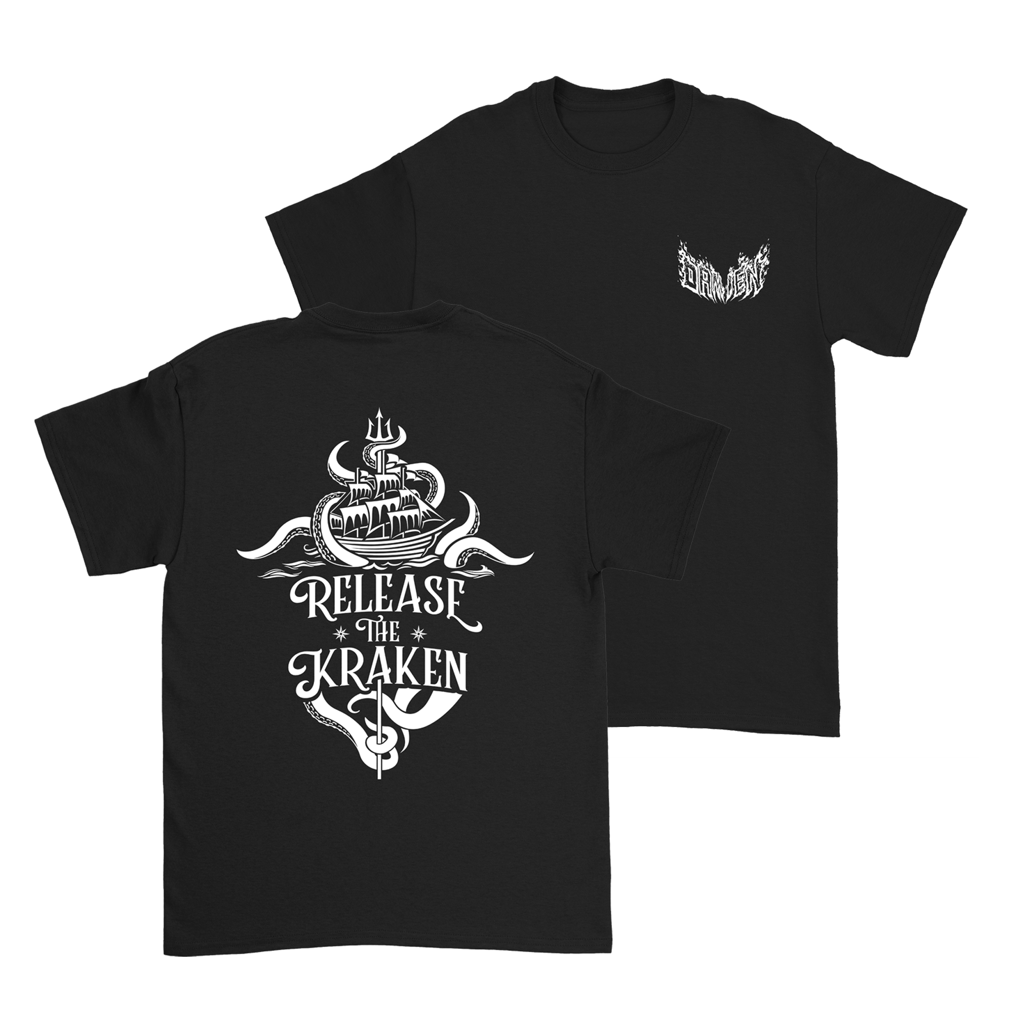 Damien - Release the Kraken T-Shirt Hoodie, Sweatshirt | CoreVibeTees.com (Image 1)