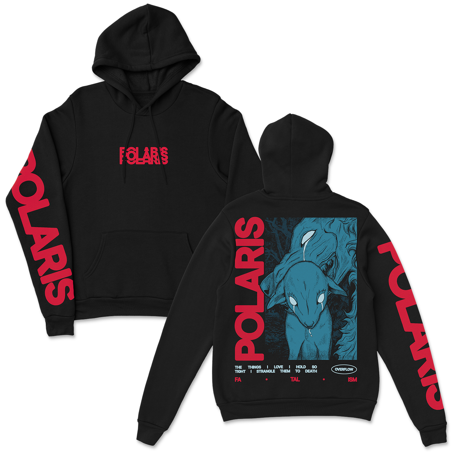 Overflow Hoodie (Black) T-Shirts, Sweatshirt | CoreVibeTees.com (Image 1)