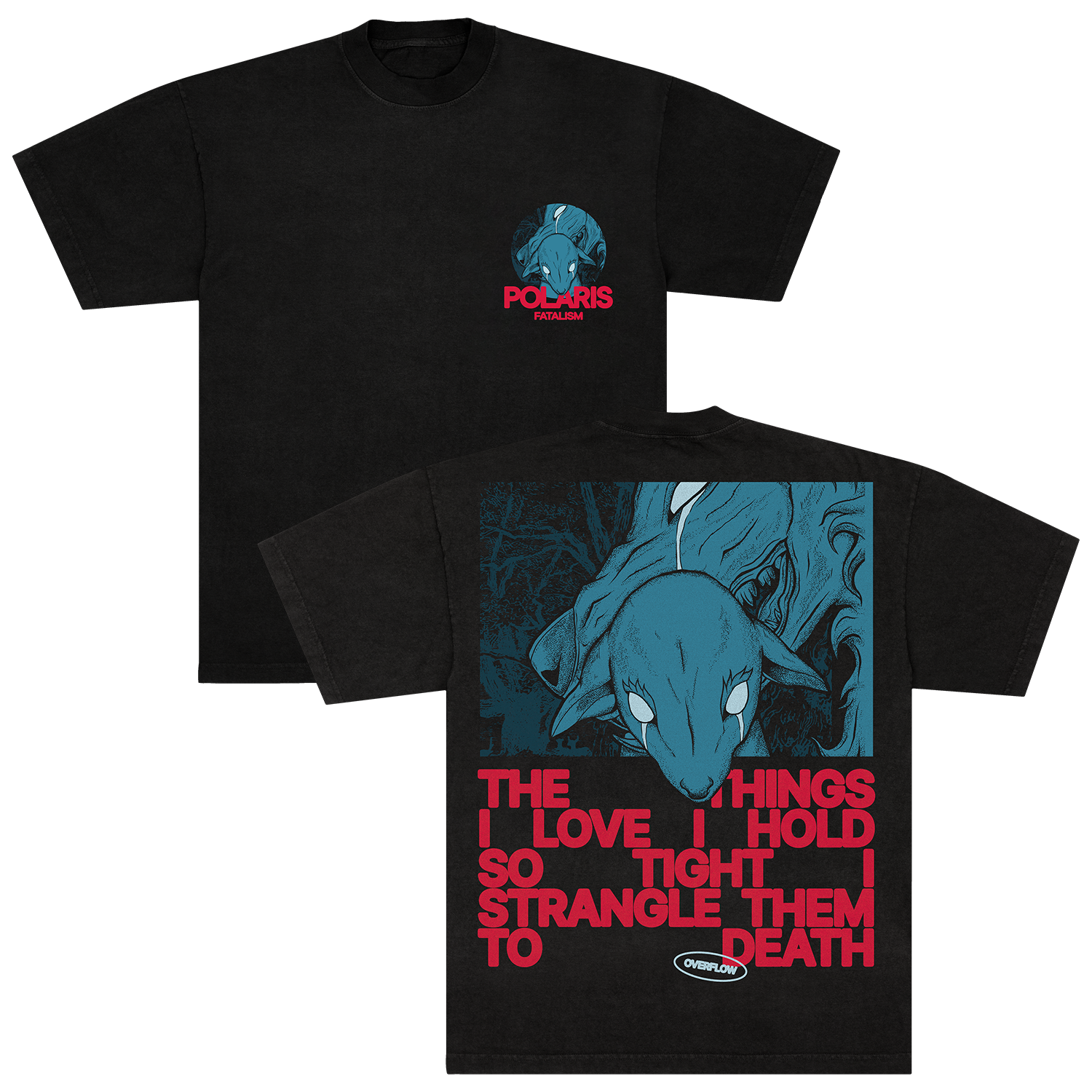 Overflow T-Shirt (Black) Hoodie, Sweatshirt | CoreVibeTees.com (Image 1)