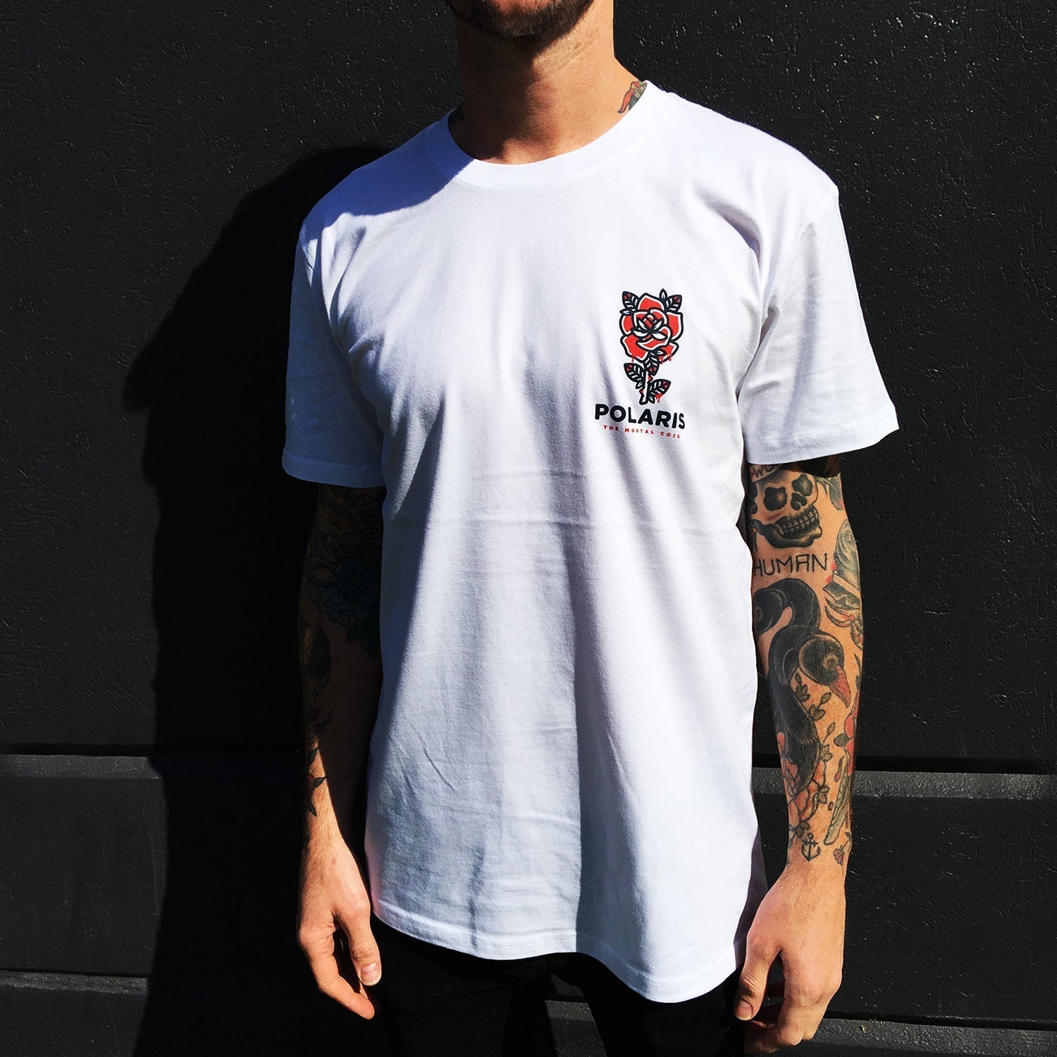 Rose Tee (White) Hoodie, Sweatshirt | CoreVibeTees.com (Image 2)