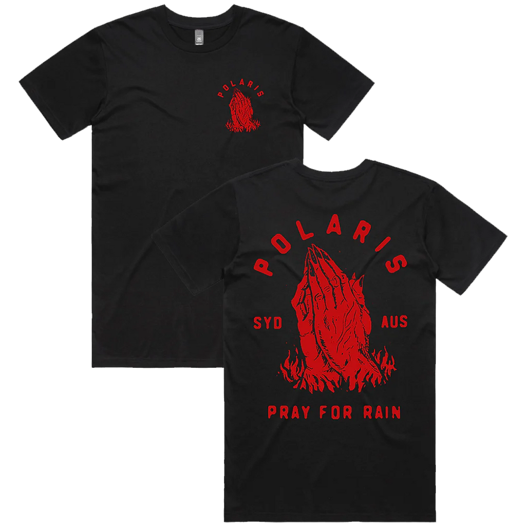 Pray For Rain Tee (Black) Hoodie, Sweatshirt | CoreVibeTees.com (Image 1)
