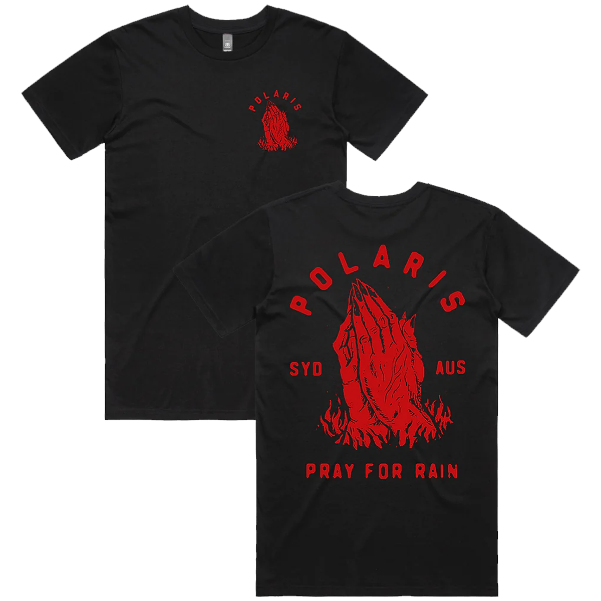 Pray For Rain Tee (Black) Hoodie, Sweatshirt | CoreVibeTees.com (Image 1)