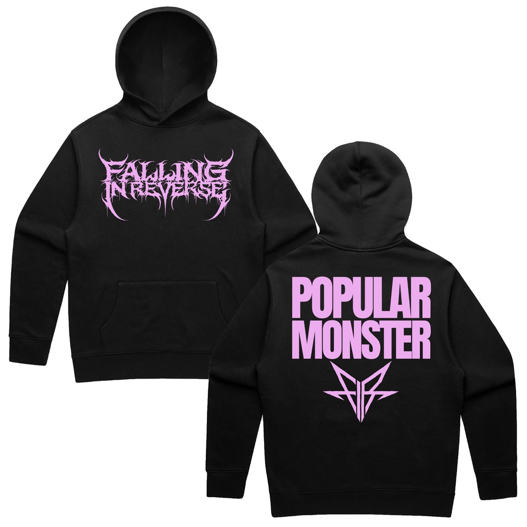 Popular Monster Text Hoodie (Black) T-Shirts, Sweatshirt | CoreVibeTees.com (Image 1)