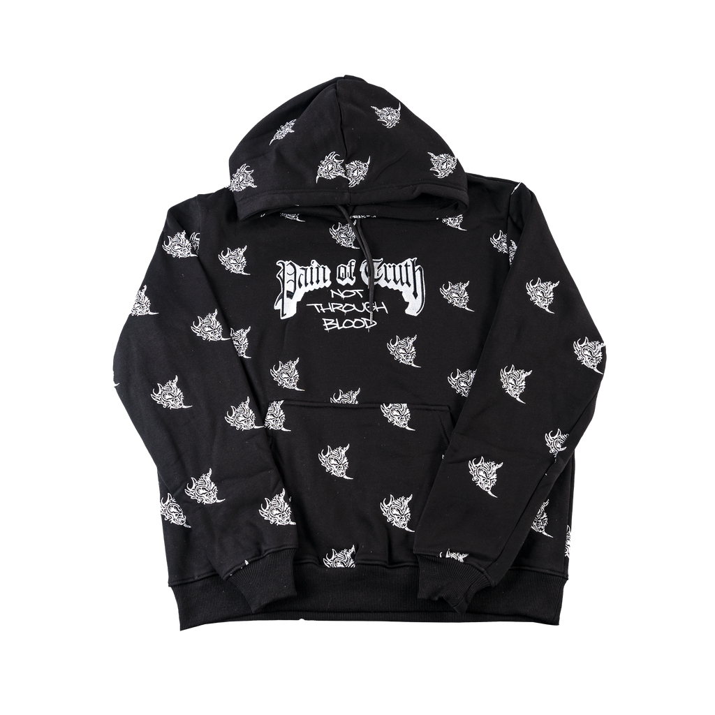 Pain Of Truth - P.O.T. All Over Embroidery Hoodie T-Shirts, Sweatshirt | CoreVibeTees.com (Image 1)