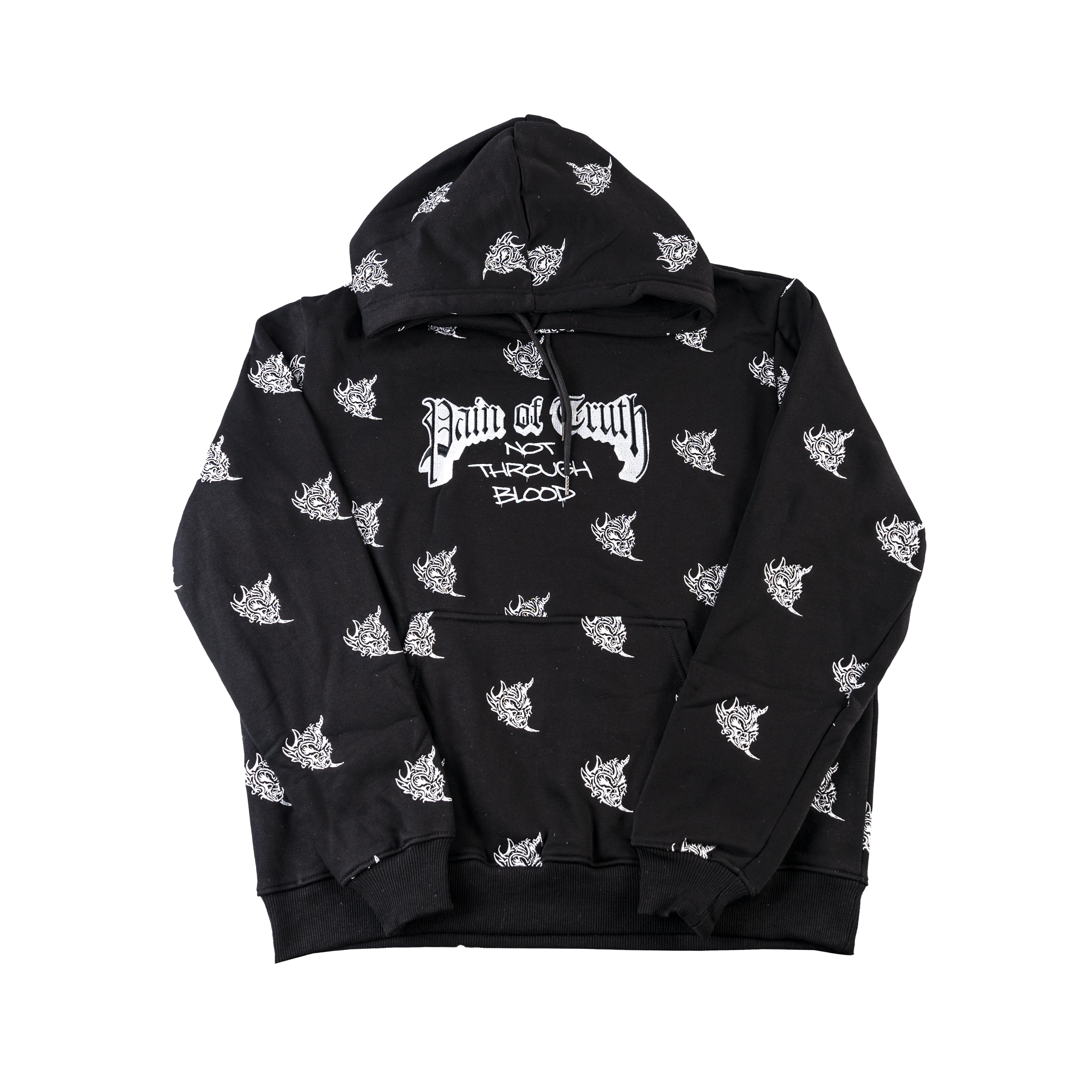 Pain Of Truth - P.O.T. All Over Embroidery Hoodie T-Shirts, Sweatshirt | CoreVibeTees.com (Image 1)