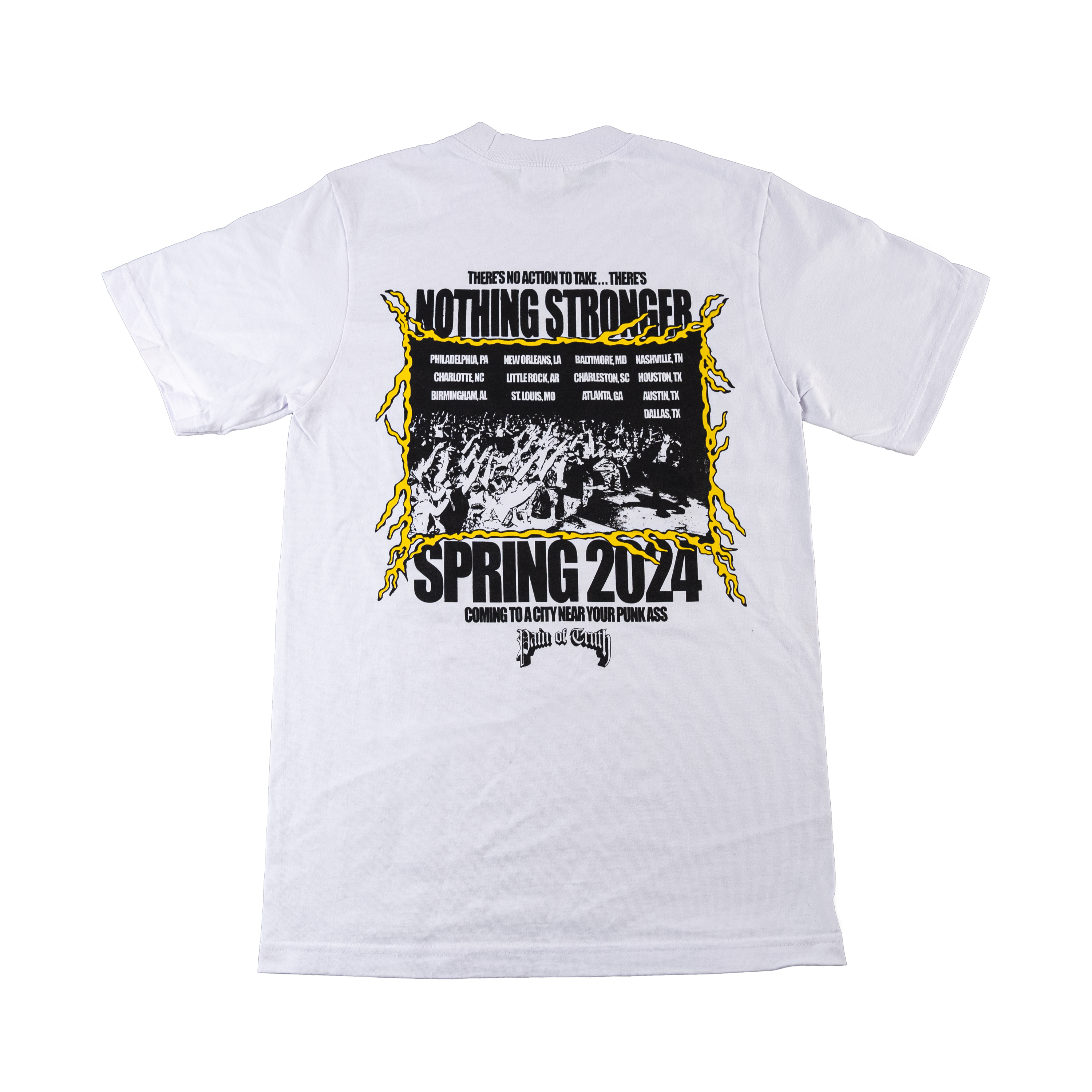Pain Of Truth - Nothing Stronger White T-Shirt Hoodie, Sweatshirt | CoreVibeTees.com (Image 2)