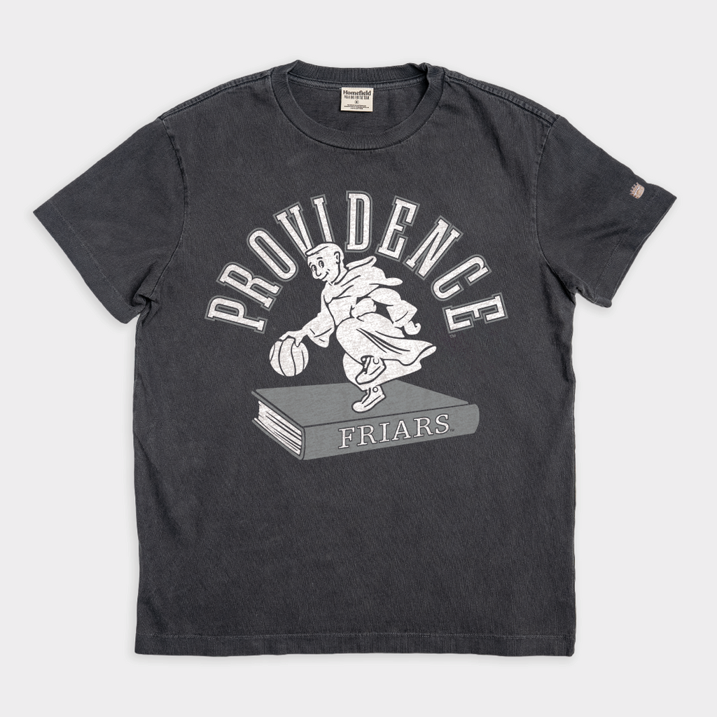 Providence Dribbling Friar Hoops Vintage Heavyweight Tee Style001 Hoodie, Sweatshirt | CoreVibeTees.com (Image 1)