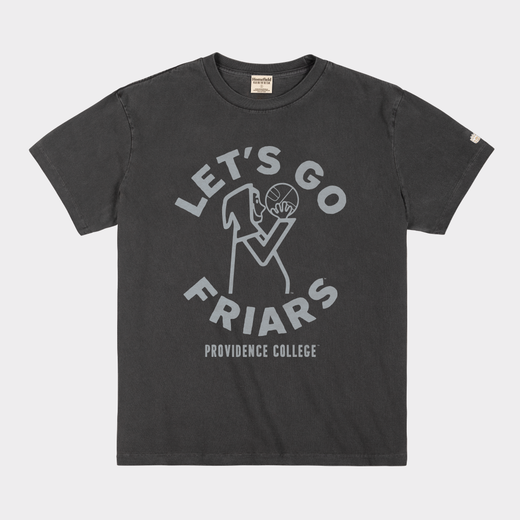 Providence ‚ÄúLet‚Äôs Go Friars‚Äù Basketball Heavyweight Tee Style001 Hoodie, Sweatshirt | CoreVibeTees.com