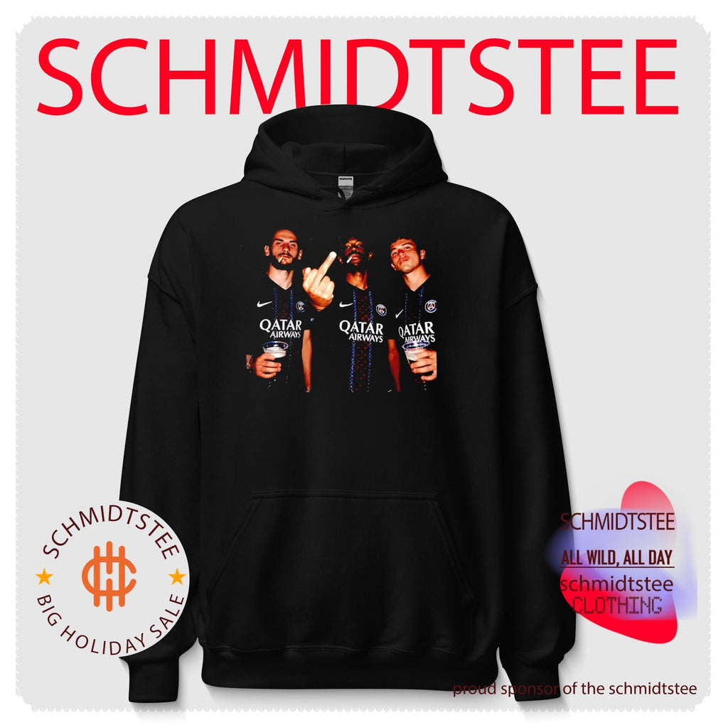 PSG Ousmane Dembele and Joao Neves and Ousmane Dembele Middle finger shirt
